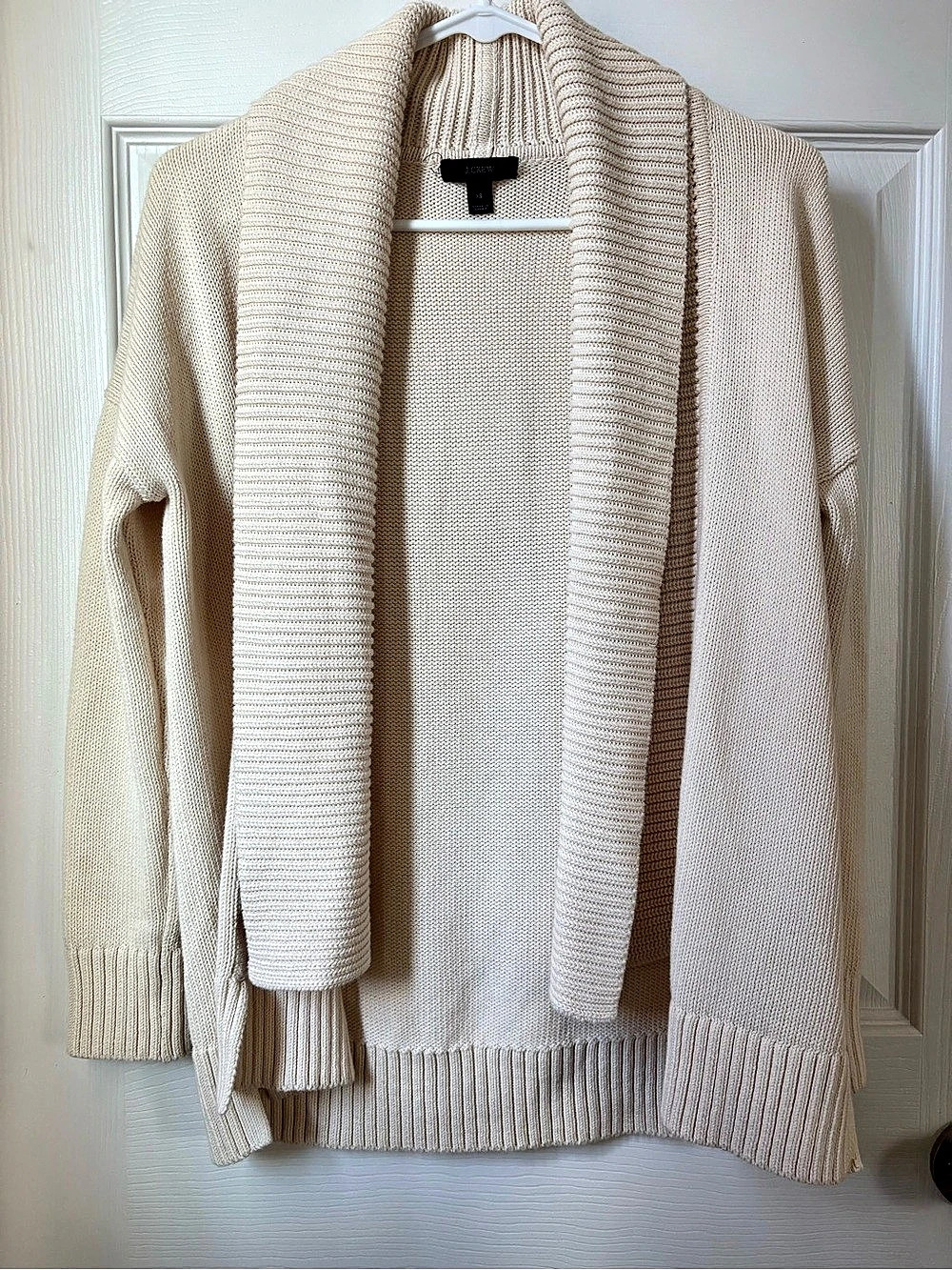 J.Crew Cotton Open Front Cardigan